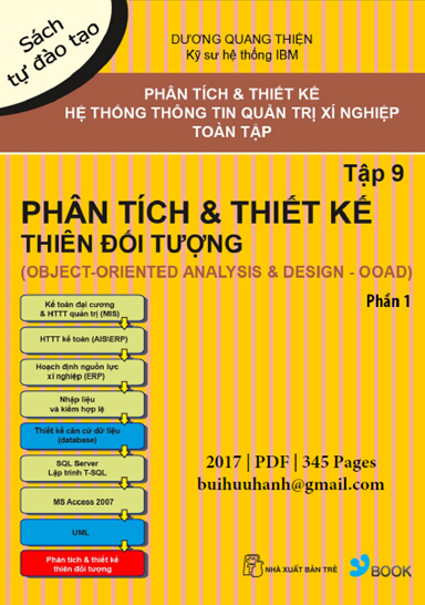 Phân Tích Và Thiết Kế HTTT Quản Trị Xí Nghiệp Tập 9-Phân Tích Và Thiết Kế Thiên Đối Tượng I