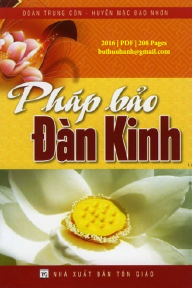 Pháp Bảo Đàn Kinh (NXB Tôn Giáo 2016) - Đoàn Trung Còn, 208 Trang