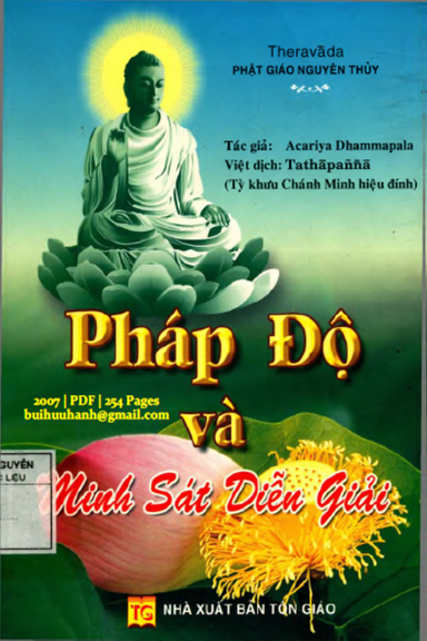 Pháp Độ Và Minh Sát Diễn Giải (NXB Tôn Giáo 2007) - Acariya Dhammapala, 254 Trang