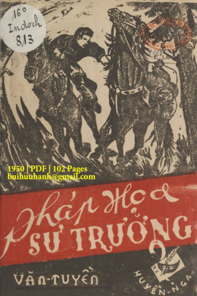 Pháp Hoa Sư Trưởng (NXB Huyền Nga 1950) - Văn Tuyền, 102 Trang