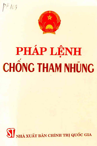 Pháp Lệnh Chống Tham Nhũng (NXB Chính Trị 1998) - Nhiều Tác Giả, 35 Trang