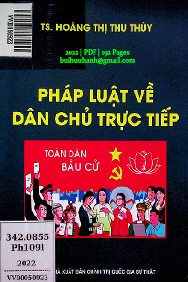 Pháp Luật Về Dân Chủ Trực Tiếp (NXB Chính Trị 2022) - Hoàng Thị Thu Thủy, 192 Trang