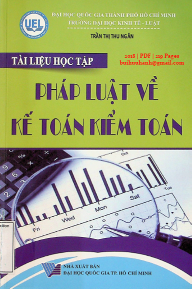 Pháp Luật Về Kế Toán Kiểm Toán (NXB Đại Học Quốc Gia 2018) - Trần Thị Thu Ngân, 219 Trang