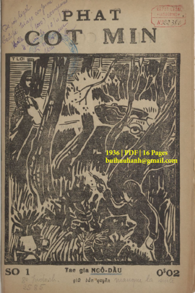 Phát Cốt Mìn Số 1 (NXB Thực Nghiệp 1936) - Ngô Đẩu, 16 Trang