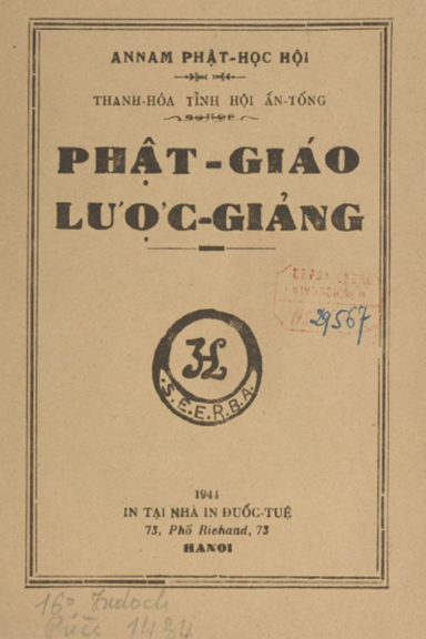 Phật Giáo Lược Giảng (NXB Đuốc Tuệ 1944) - An Nam Phật Học Hội, 12 Trang