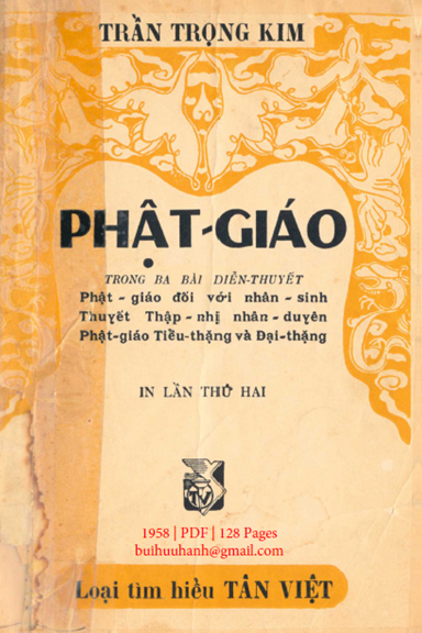 Phật Giáo (NXB Tân Việt 1958) - Trần Trọng Kim, 128 Trang