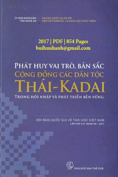 Phát Huy Vai Trò, Bản Sắc Cộng Đồng Các Dân Tộc Thái-Kadai (NXB Thế Giới 2017) - Vương Toàn