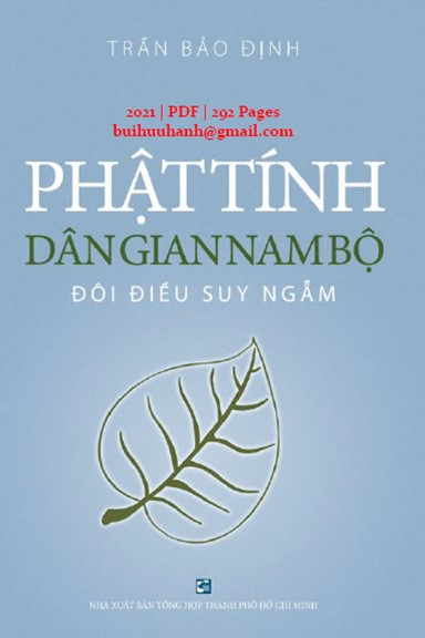 Phật Tính Dân Gian Nam Bộ (NXB Tổng Hợp 2021) - Trần Bảo Định, 292 Trang