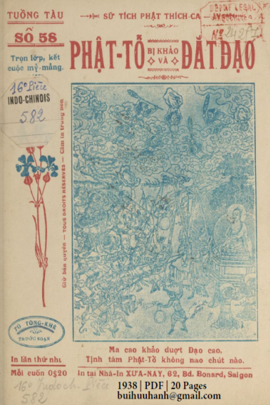 Phật Tổ Bị Khão Và Đắt Đạo (NXB Xưa Nay 1938) - Đạt Ma, 20 Trang