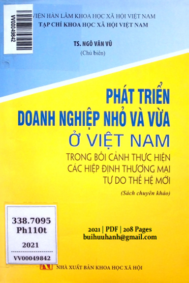 Phát Triển Doanh Nghiệp Nhỏ Và Vừa Ở Việt Nam (NXB Khoa Học Xã Hội 2021) - Ngô Văn Vũ, 208 Trang