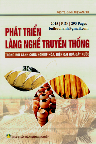 Phát Triển Làng Nghề Truyền Thống (NXB Nông Nghiệp 2015) - Đinh Thị Vân Chi, 293 Trang