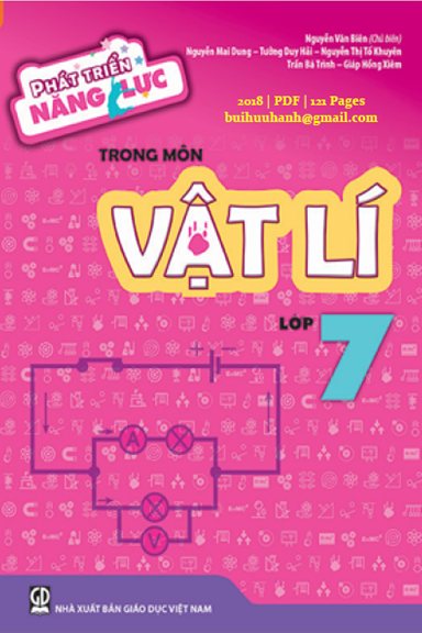 Phát Triển Năng Lực Trong Môn Vật Lý Lớp 7 (NXB Giáo Dục 2018) - Nguyễn Văn Biên, 121 Trang