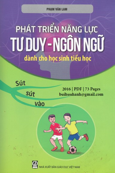 Phát Triển Năng Lực Tư Duy-Ngôn Ngữ Tập 9 (NXB Giáo Dục 2016) - Phạm Văn Lam, 73 Trang