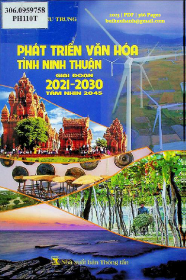 Phát Triển Văn Hóa Tỉnh Ninh Thuận Giai Đoạn 2021-2030 (NXB Thông Tấn 2023) - Vũ Diệu Trung
