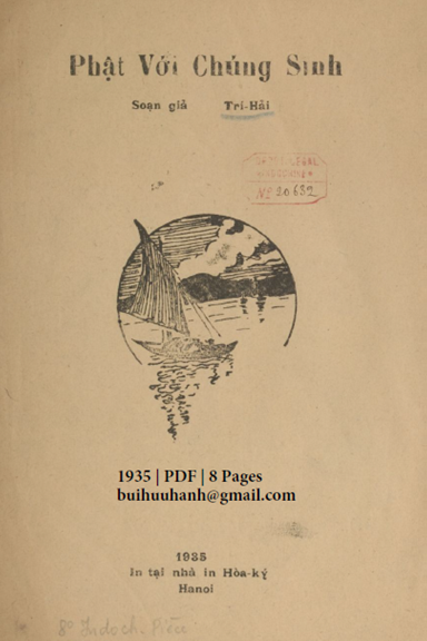 Phật Với Chúng Sinh (NXB Hòa Ký 1935) - Trí Hải, 8 Trang