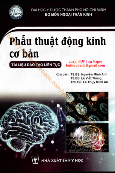 Phẫu Thuật Động Kinh Cơ Bản (NXB Y Học 2023) - Nguyễn Minh Anh, 194 Trang