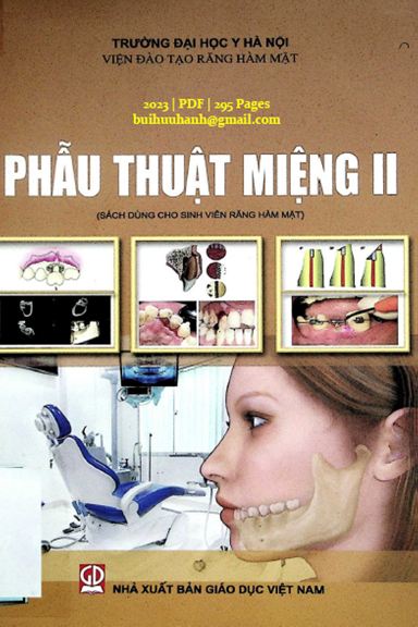 Phẫu Thuật Miệng II (NXB Giáo Dục 2023) - Nguyễn Phú Thắng, 295 Trang