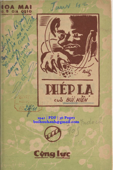 Phép Lạ (NXB Cộng Lực 1942) - Bùi Hiển, 36 Trang