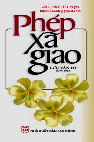 Phép Xã Giao (NXB Lao Động 2010) - Lưu Văn Hy, 102 Trang