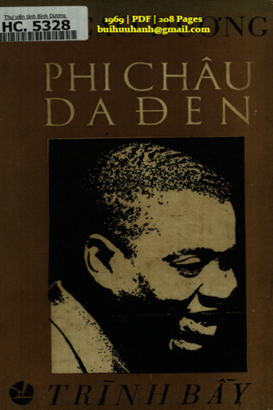 Phi Châu Da Đen (NXB Trình Bầy 1969) - Phạm Cao Dương, 208 Trang