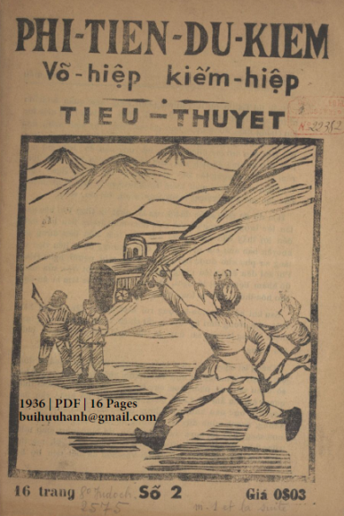 Phi Tiên Du Kiếm Số 2-8 (NXB Lê Cường 1936) - Văn Kiếm, 112 Trang