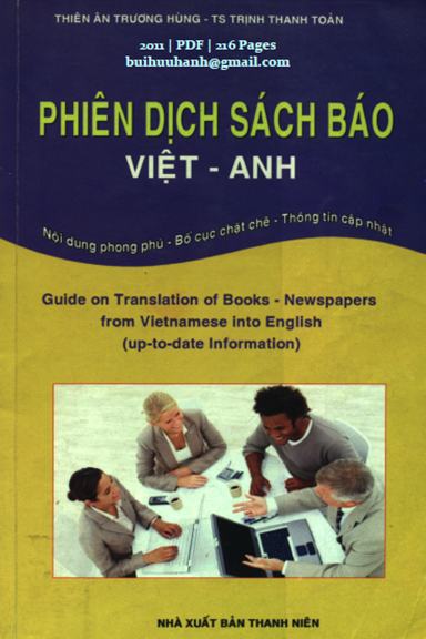 Phiên Dịch Sách Báo Việt-Anh (NXB Thanh Niên 2011) - Trịnh Thanh Toàn, 216 Trang