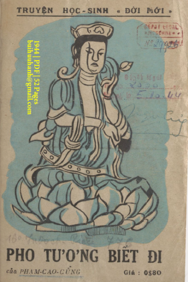 Pho Tượng Biết Đi (NXB Đời Mới 1944) - Phạm Cao Củng, 52 Trang