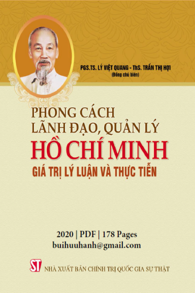 Phong Cách Lãnh Đạo, Quản Lý Hồ Chí Minh (NXB Chính Trị 2020) - Lý Việt Quang, 178 Trang