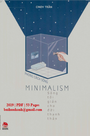 Phong Cách Sống Minimalism (NXB Kim Đồng 2019) - Cindy Trần, 53 Trang