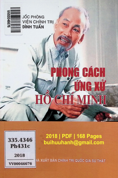 Phong Cách Ứng Xử Hồ Chí Minh (NXB Chính Trị 2018) - Đào Đình Tuấn, 168 Trang