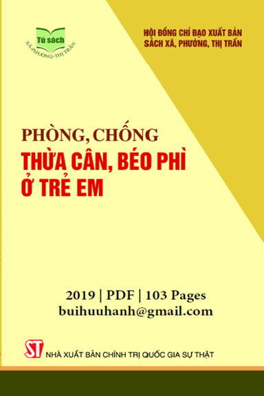 Phòng, Chống Thừa Cân, Béo Phì Ở Trẻ Em (NXB Chính Trị 2019) - Bùi Thị Nhung, 103 Trang