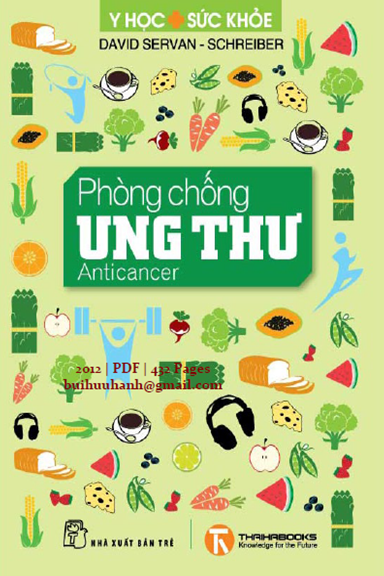 Phòng Chống Ung Thư (NXB Trẻ 2012) - David Servan, 432 Trang
