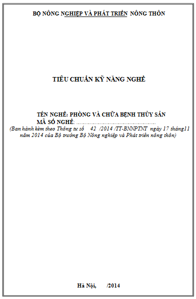 Phòng Và Chữa Bệnh Thủy Sản (NXB Hà Nội 2014) - Nguyễn Văn Việt, 201 Trang