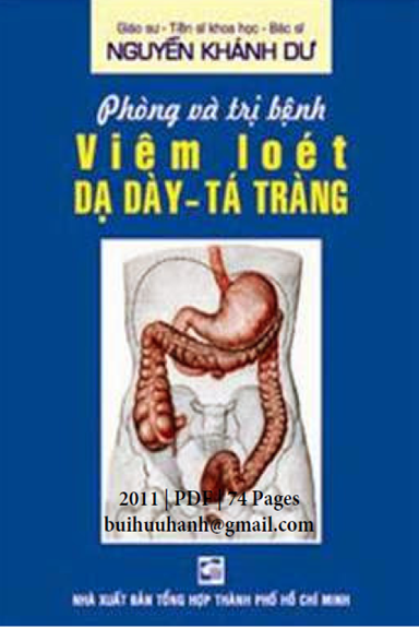 Phòng Và Trị Bệnh Viêm Loét Dạ Dày-Tá Tràng (NXB Tổng Hợp 2011) - Nguyễn Khánh Dư, 74 Trang