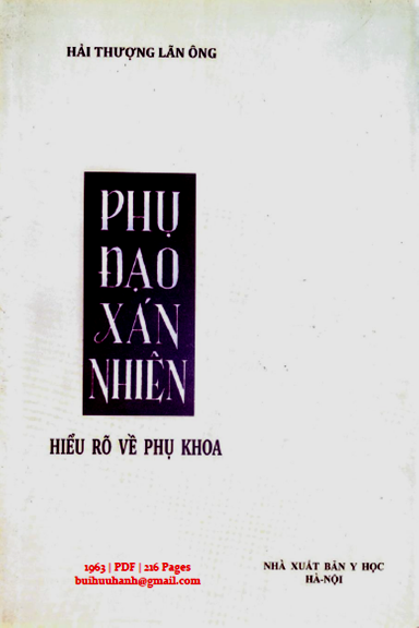 Phụ Đạo Xán Nhiên (NXB Y Học 1963) - Lê Hữu Trác, 216 Trang