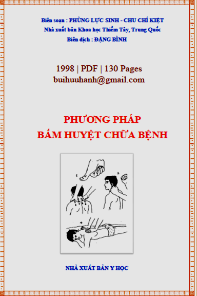 Phương Pháp Bấm Huyệt Chữa Bệnh (NXB Y Học 1998) - Phùng Lực Sinh, 130 Trang