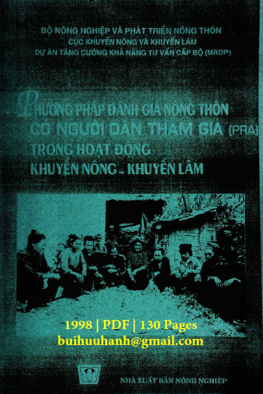 Phương Pháp Đánh Giá Nông Thôn Có Người Dân Tham Gia Trong Hoạt Động Khuyến Nông Khuyến Lâm