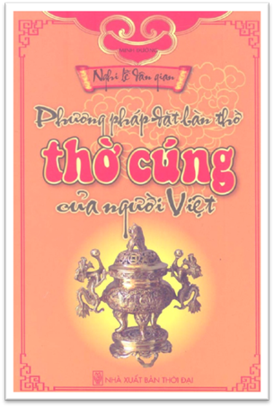 Phương Pháp Đặt Bàn Thờ Thờ Cúng Của Người Việt (NXB Thời Đại 2010) - Minh Đương, 171 Trang