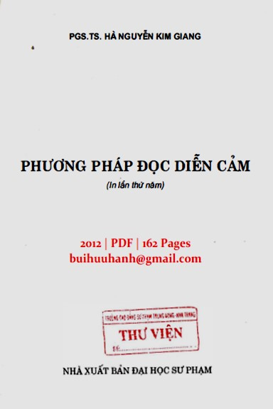 Phương Pháp Đọc Diễn Cảm (NXB Đại Học Sư Phạm 2012) - Hà Nguyễn Kim Giang, 162 Trang