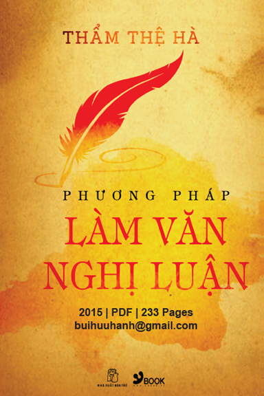 Phương Pháp Làm Văn Nghị Luận (NXB Trẻ 2015) - Thẩm Thệ Hà, 233 Trang