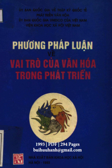 Phương Pháp Luận Về Vai Trò Của Văn Hóa Trong Phát Triển (NXB Khoa Học Xã Hội 1993) - Vũ Khiêu