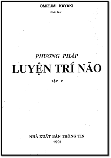 Phương Pháp Luyện Trí Não Tập 2 (NXB Thông Tin 1991) - Omizumi Kagayaki, 198 Trang