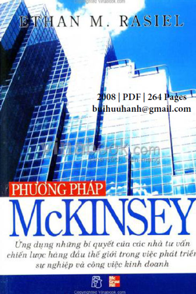 Phương Pháp McKinsey (NXB Trẻ 2008) - Ethan M. Rasiel, 264 Trang