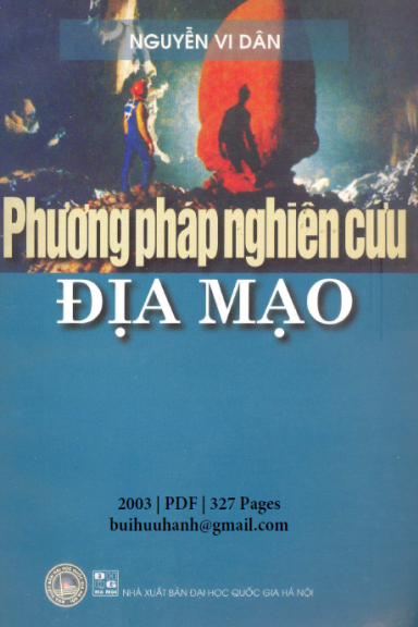 Phương Pháp Nghiên Cứu Địa Mạo (NXB Đại Học Quốc Gia 2003) - Nguyễn Vi Dân, 327 Trang