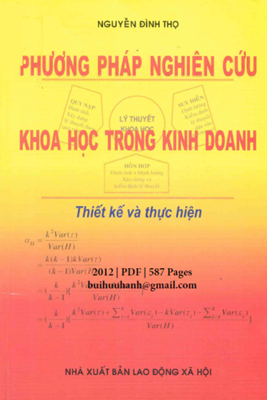 Phương Pháp Nghiên Cứu Khoa Học Trong Kinh Doanh (NXB Lao Động Xã Hội 2012) - Nguyễn Đình Thọ