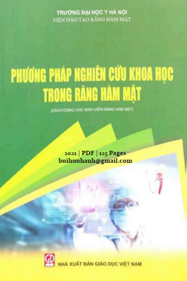 Phương Pháp Nghiên Cứu Khoa Học Trong Răng Hàm Mặt (NXB Giáo Dục 2021) - Ngô Văn Toàn, 125 Trang