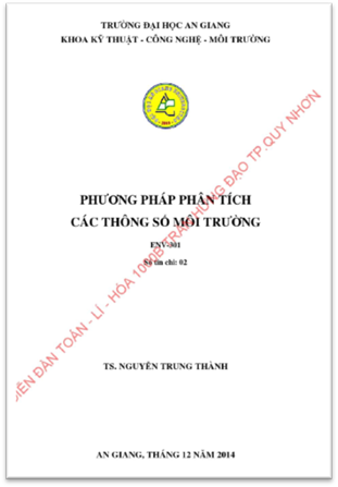 Phương Pháp Phân Tích Các Thông Số Môi Trường (NXB An Giang 2014) - Nguyễn Trung Thành, 195 Trang