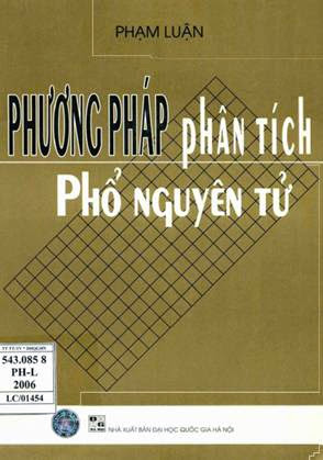 Phương Pháp Phân Tích Phổ Nguyên Tử (NXB Đại Học Quốc Gia 2006) - Phạm Luận, 273 Trang