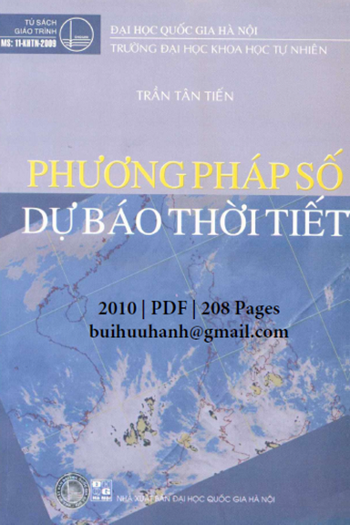 Phương Pháp Số Dự Báo Thời Tiết (NXB Đại Học Quốc Gia 2010) - Trần Tân Tiến, 208 Trang