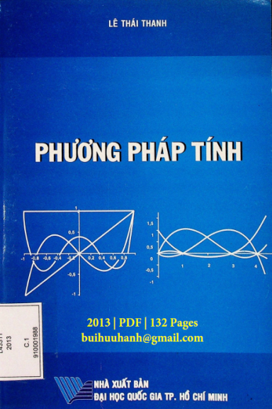 Phương Pháp Tính (NXB Đại Học Quốc Gia 2013) - Lê Thái Thanh, 132 Trang